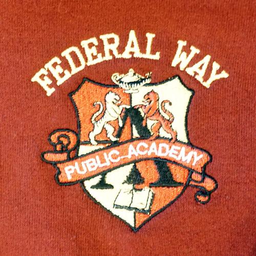 Public Academy embroidered logo