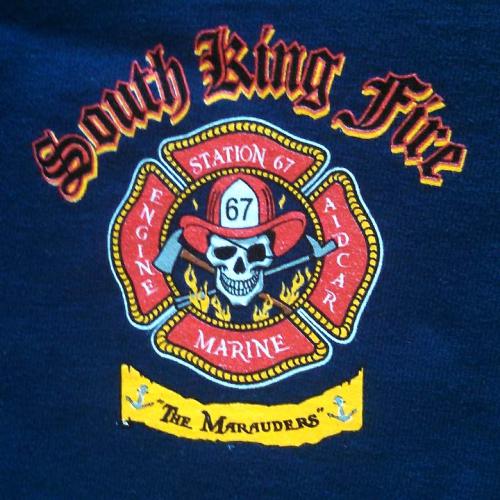 South King Fire Station 37 screen printed design